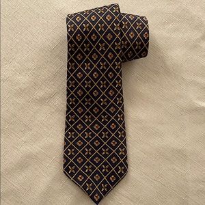 Harrods silk tie.